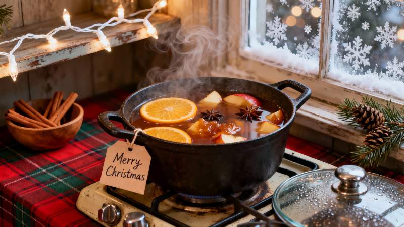 圣诞热饮暖意浓图片