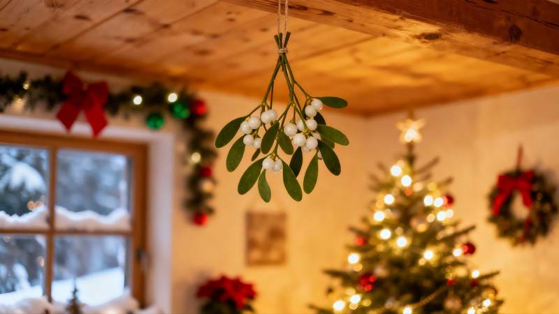 圣诞室内装饰温馨场景图片
