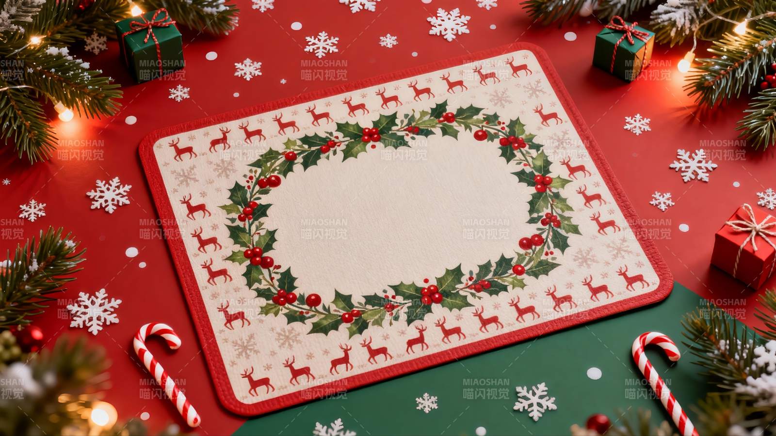 圣诞主题装饰摆拍图片