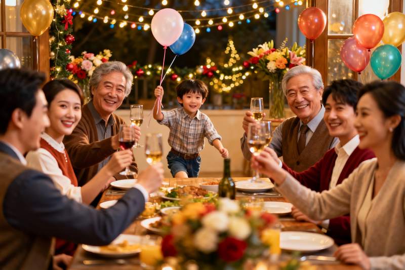 家庭聚会欢庆时刻图片