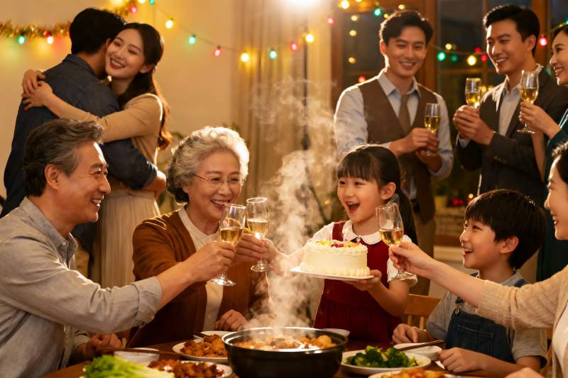 家庭聚会欢庆时刻图片