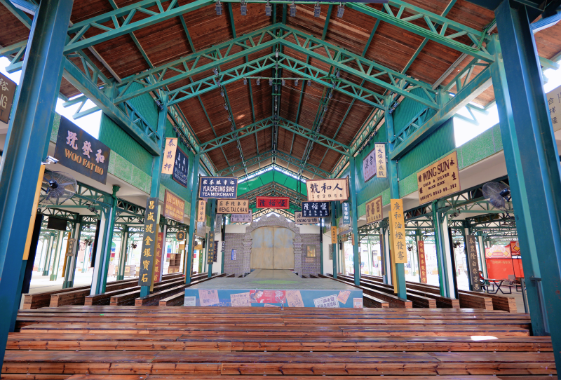 传统建筑内部景观图片