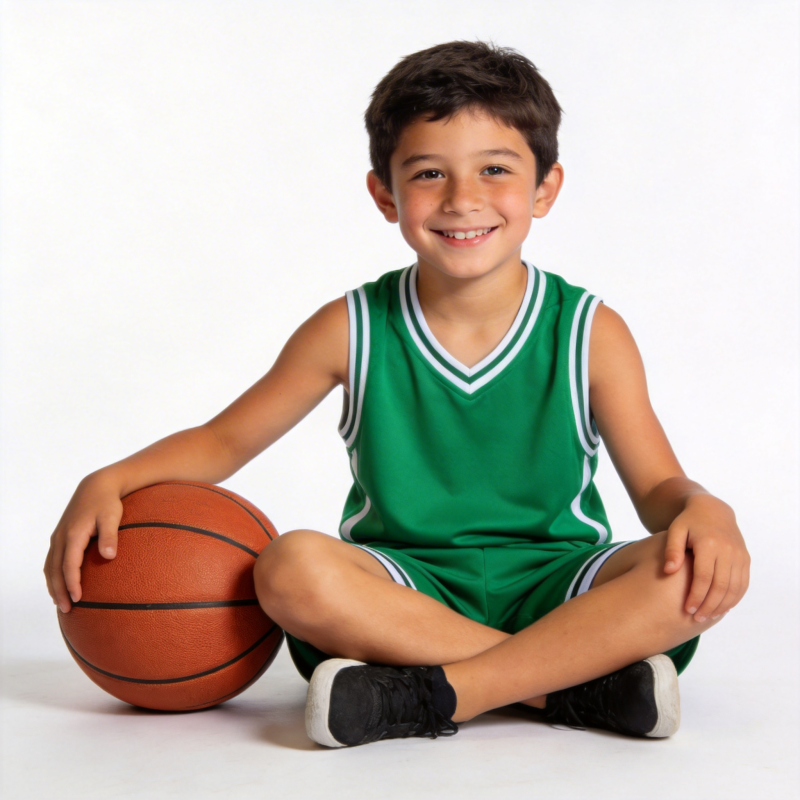 小球员与篮球图片