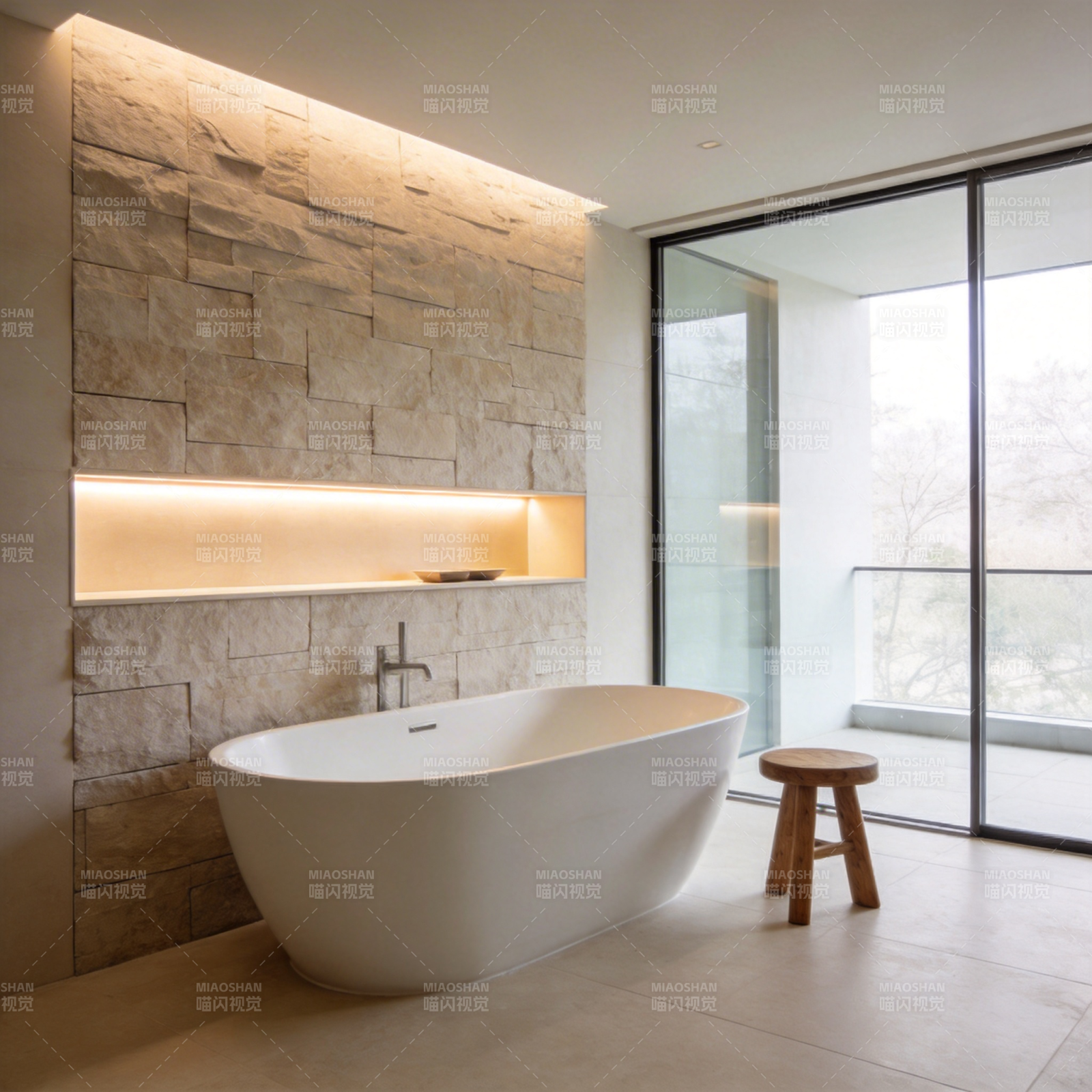 现代简约浴室设计图片