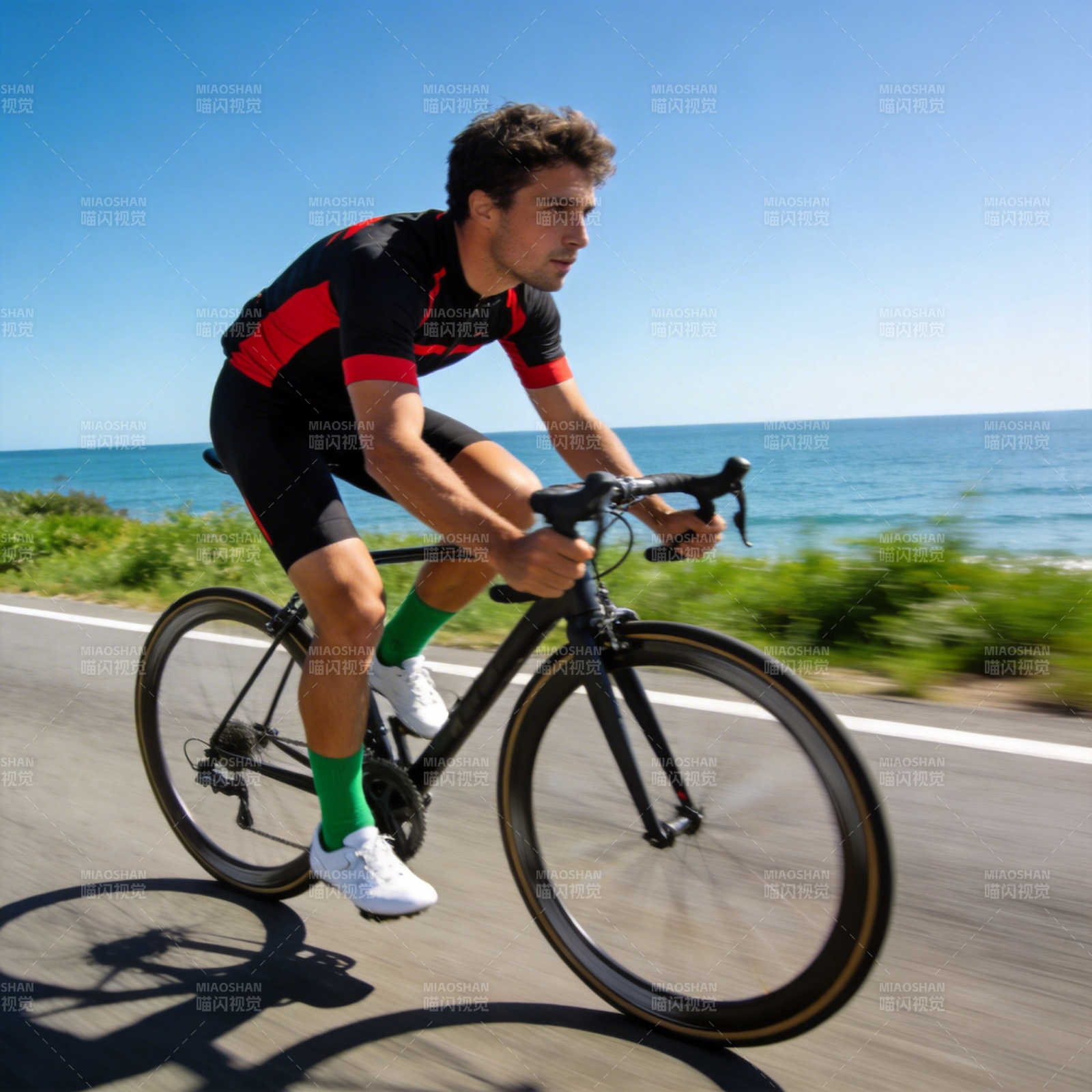 海边骑行 畅享自由图片