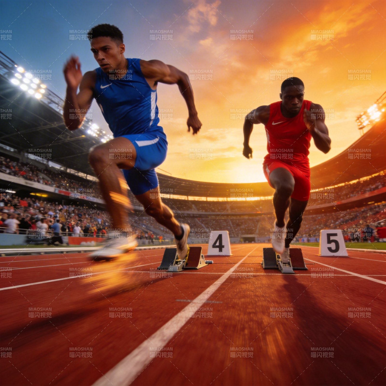 赛道上的速度对决图片