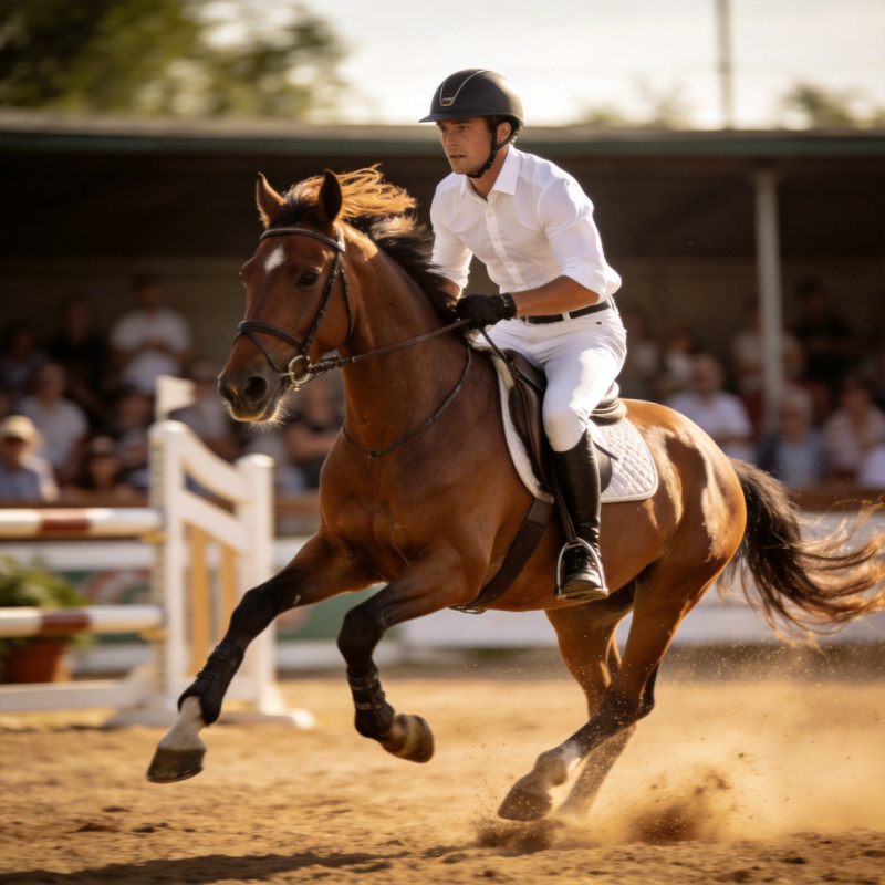 骏马飞驰赛场图片