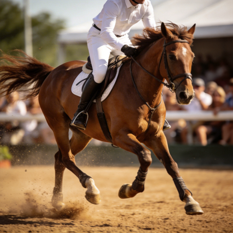 骏马疾驰赛场图片