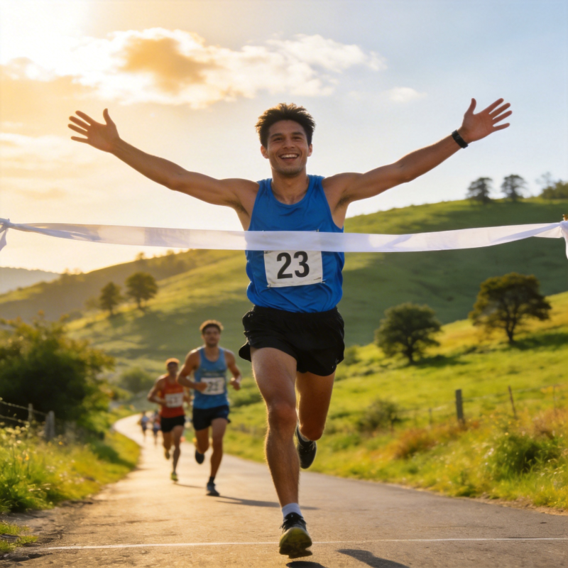 冲刺终点 胜利在望图片
