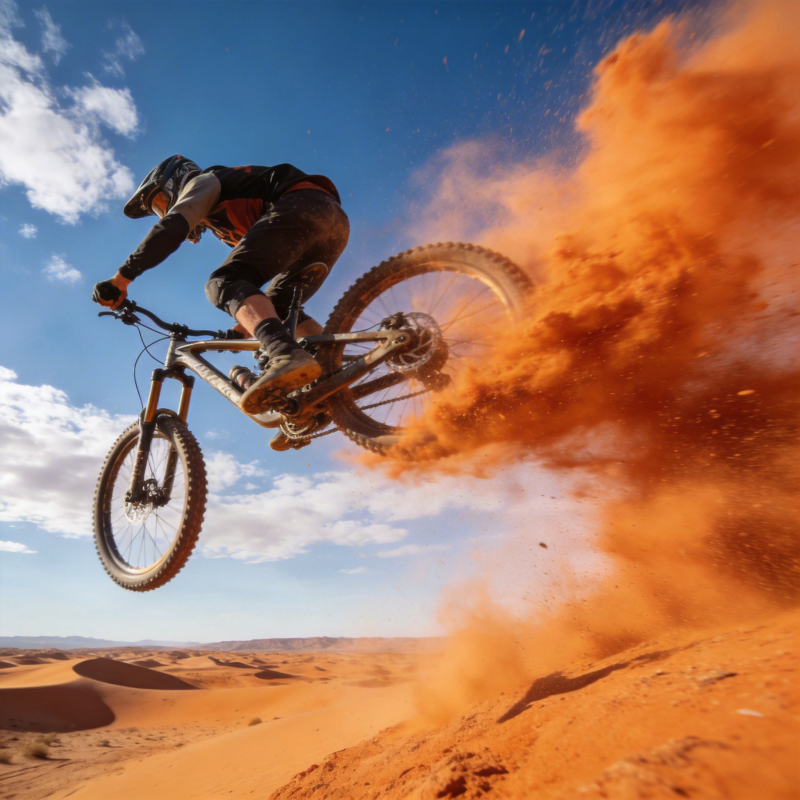 沙漠飞驰 尘土飞扬图片