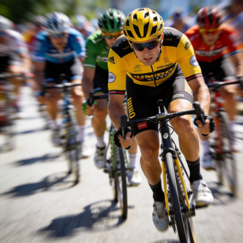 骑行竞速 勇夺第一图片