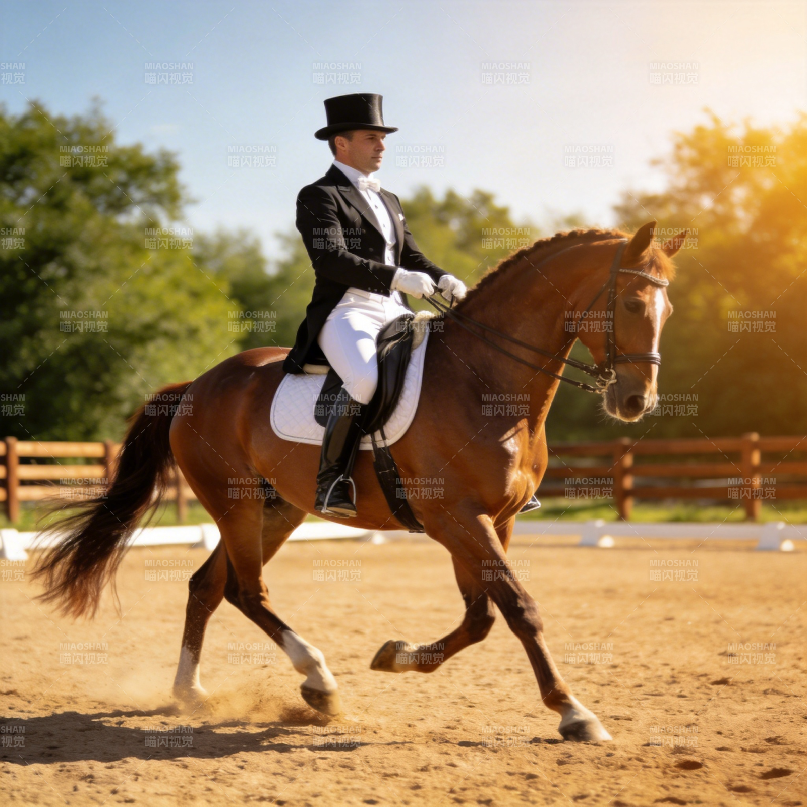 马术优雅瞬间图片