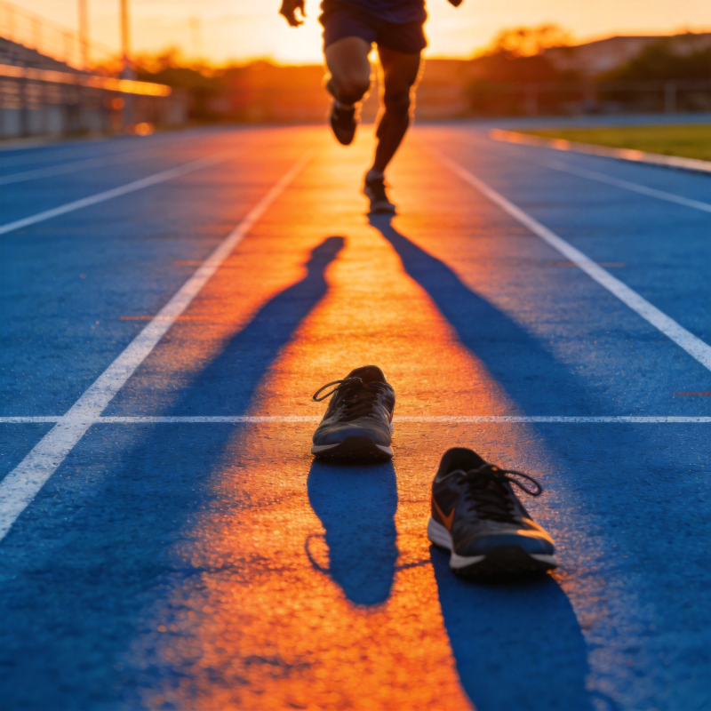 奔跑的影子图片