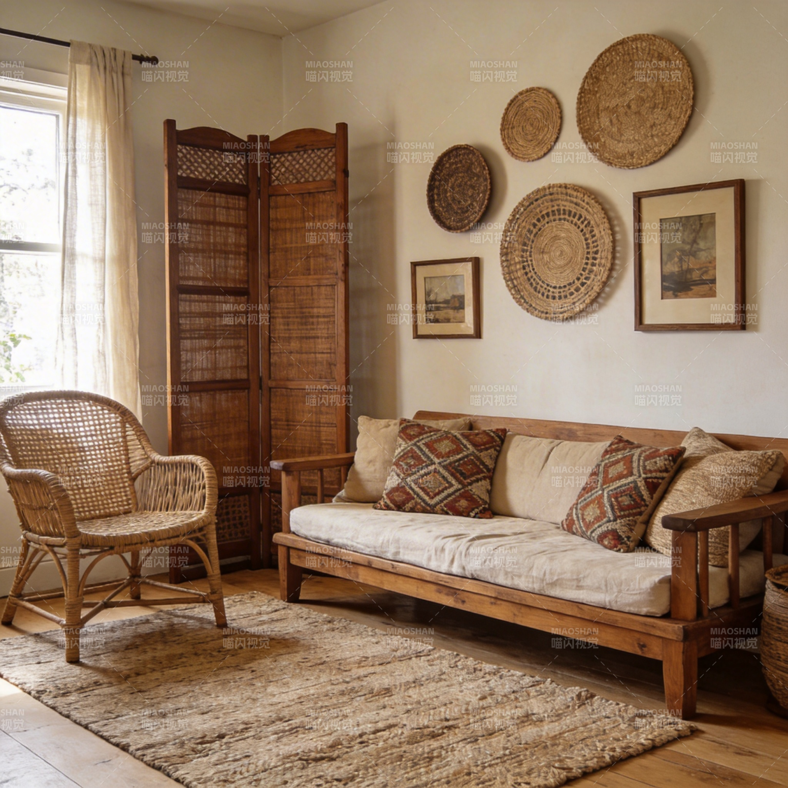 温馨自然风客厅图片