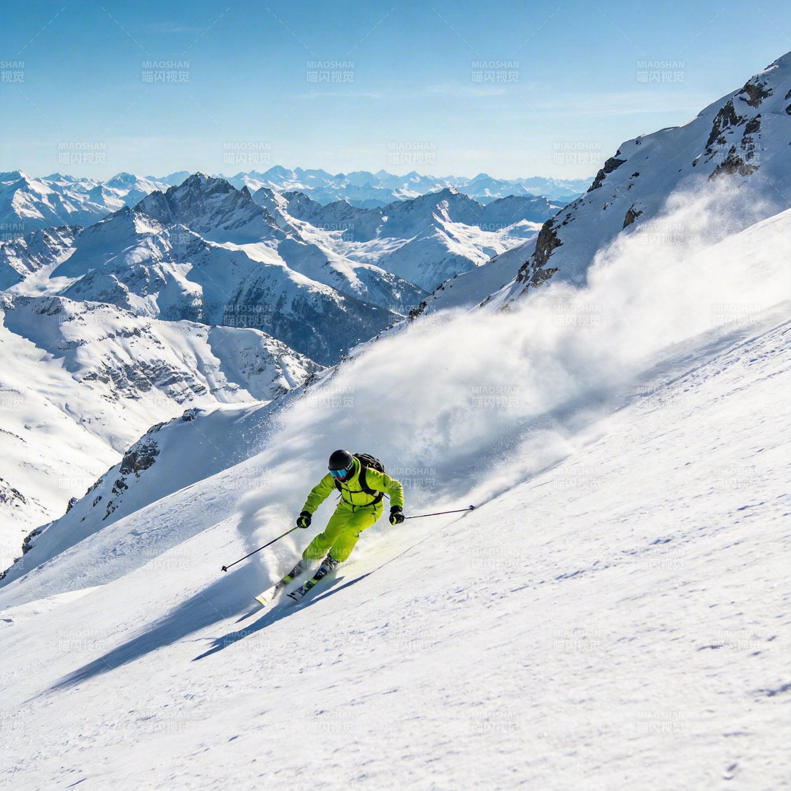 雪峰疾驰 尽享滑雪之乐图片