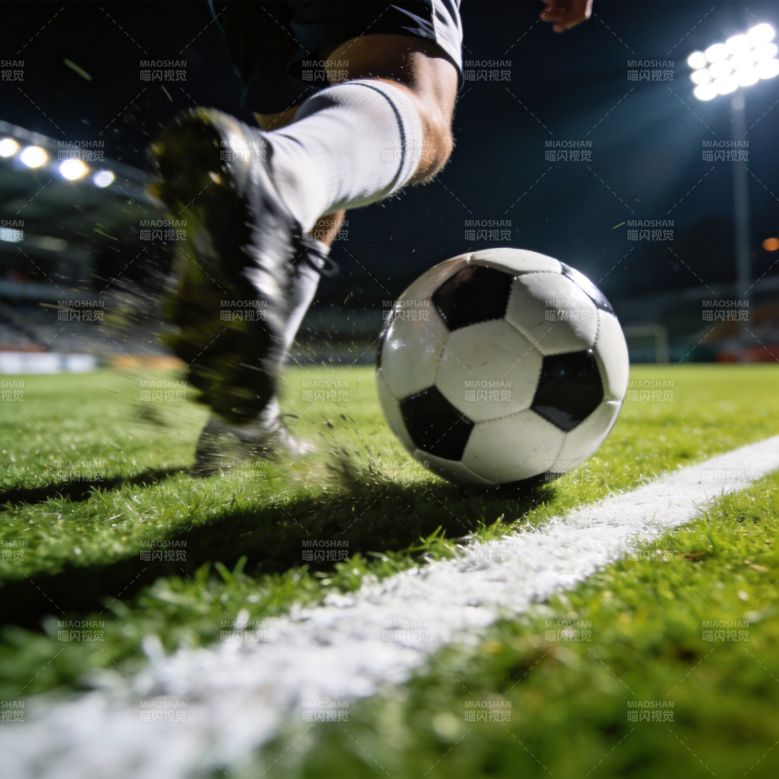 足球飞驰瞬间图片