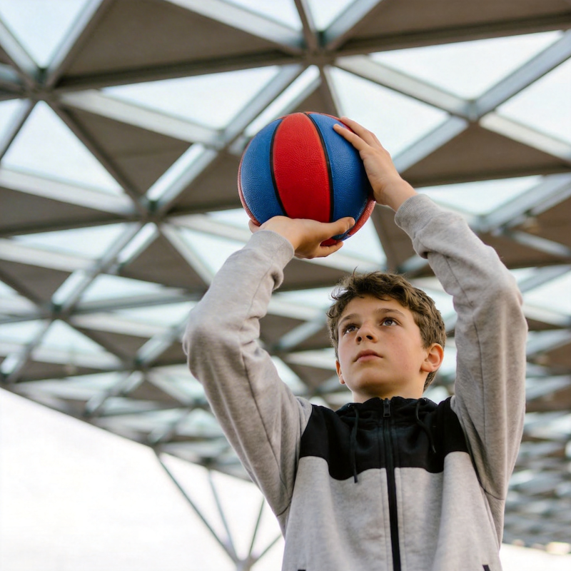 少年投篮瞬间图片