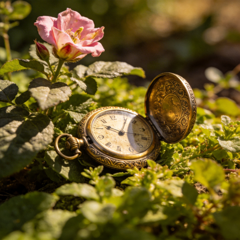 时光与玫瑰图片