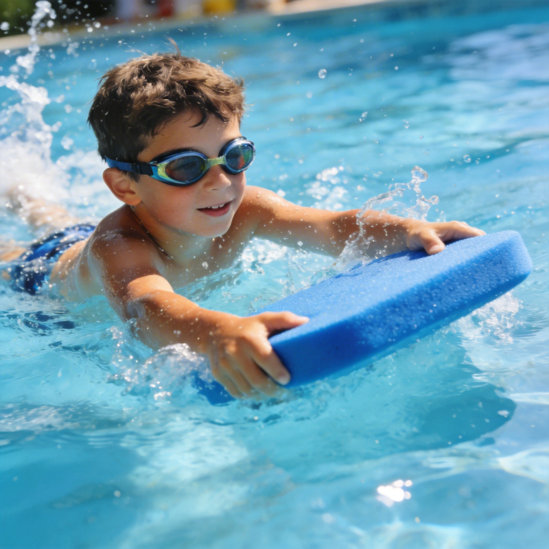 泳池嬉戏 快乐童年图片