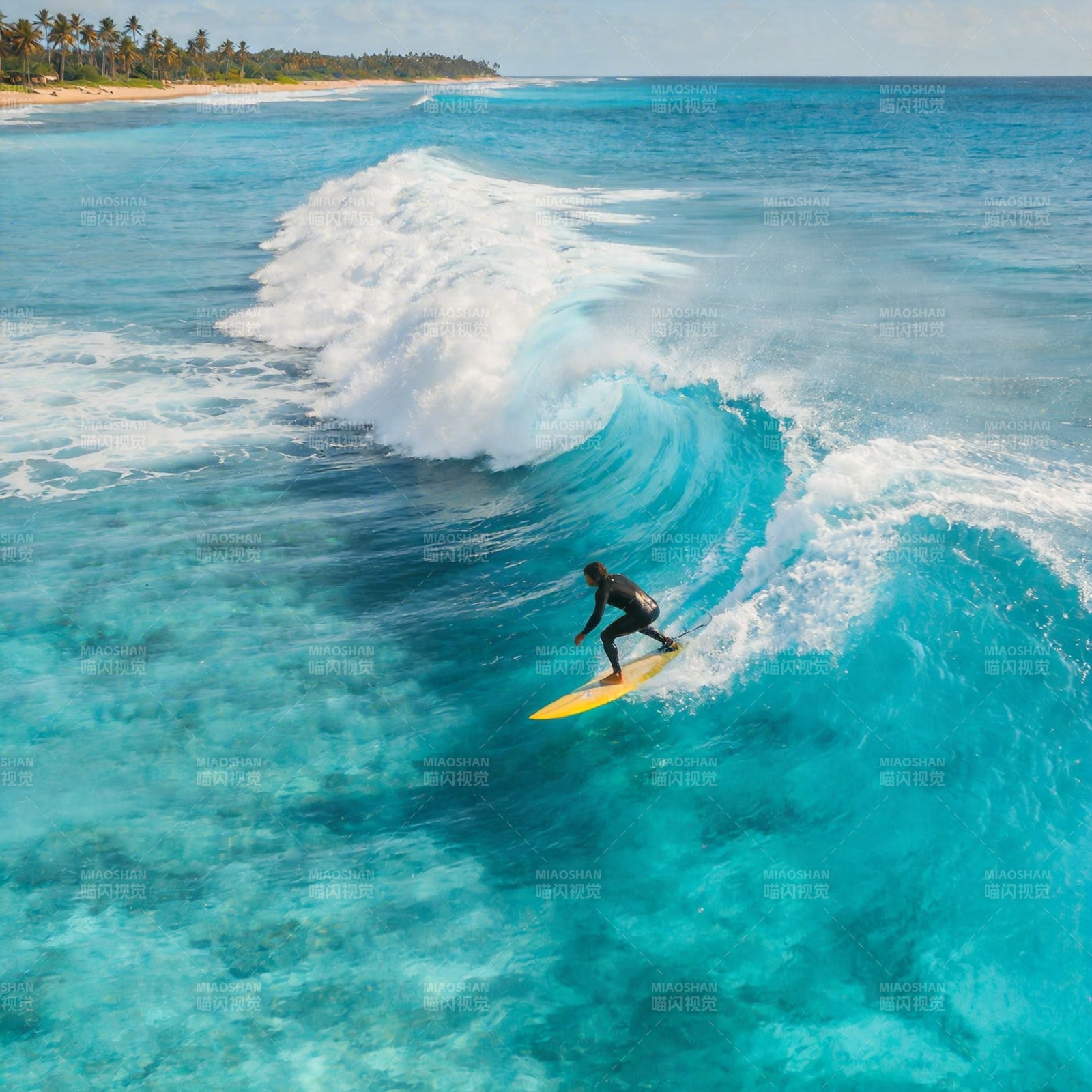 碧海冲浪 尽享自然图片