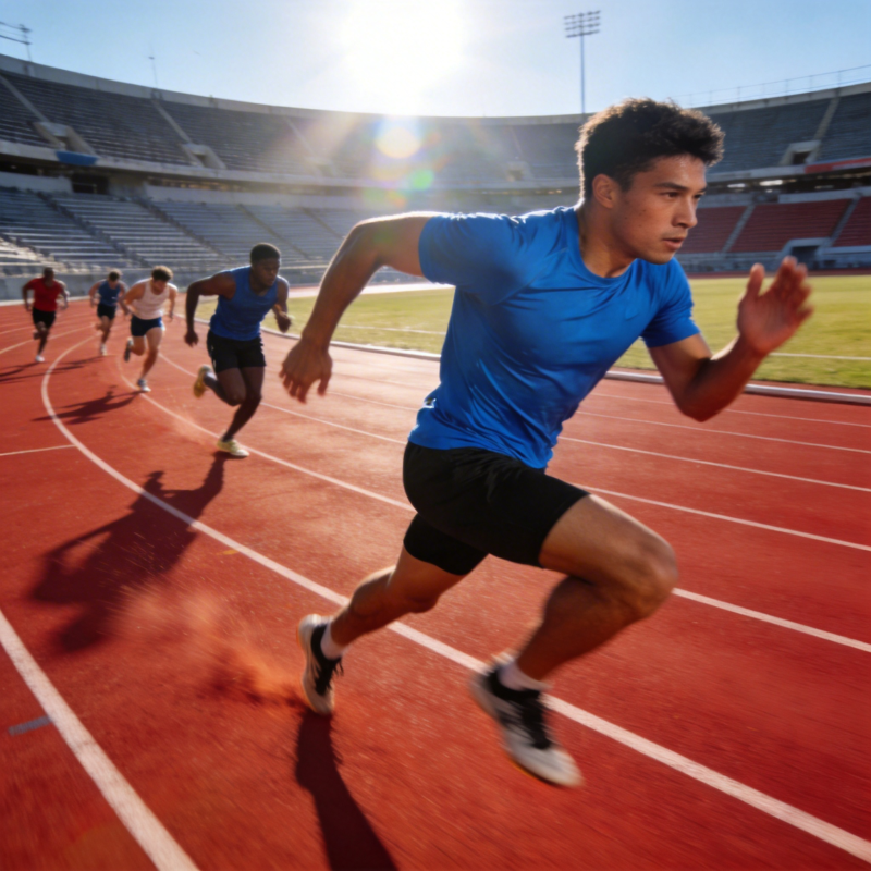 赛道上的速度对决图片