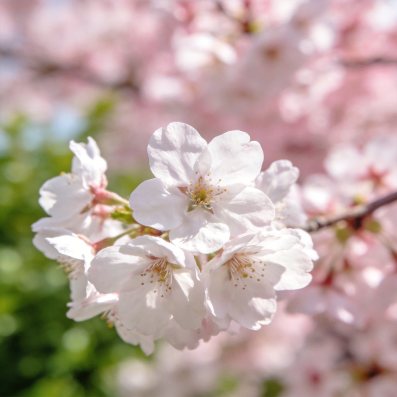 樱花绽放春意浓图片