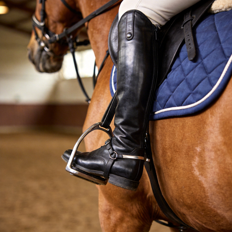 骑马者与骏马的瞬间图片