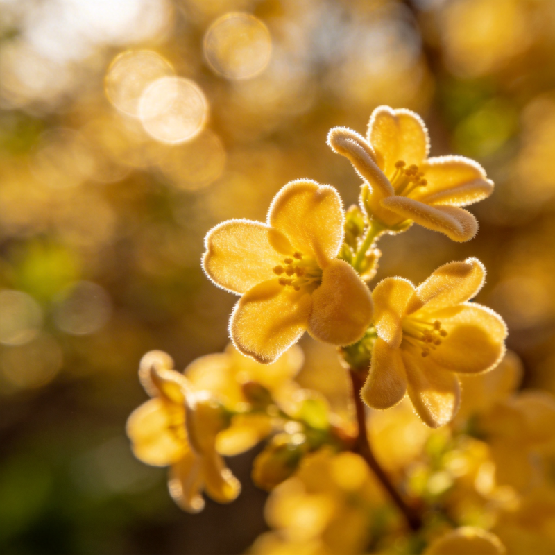 金花绽放春意浓图片
