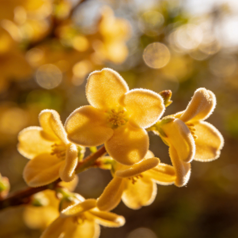 金花绽放春意浓图片