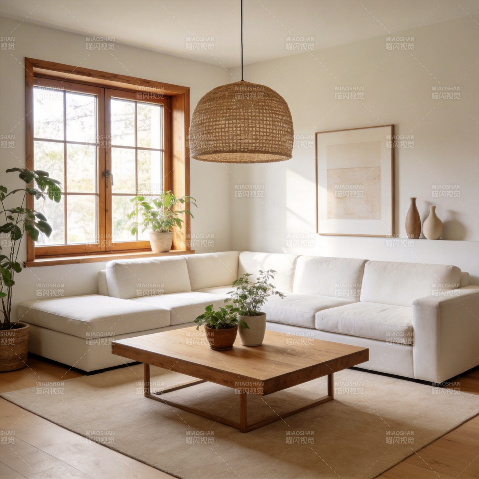 简约客厅自然风图片