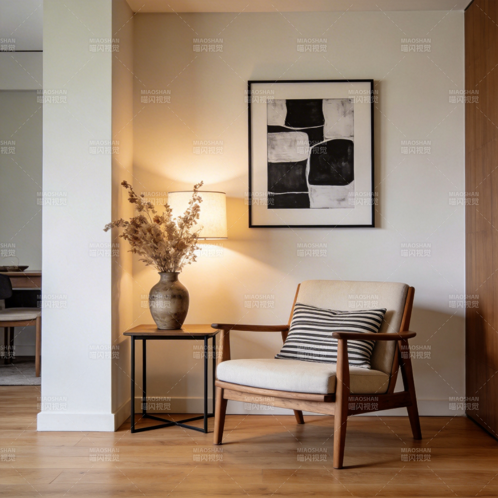 简约客厅一角图片