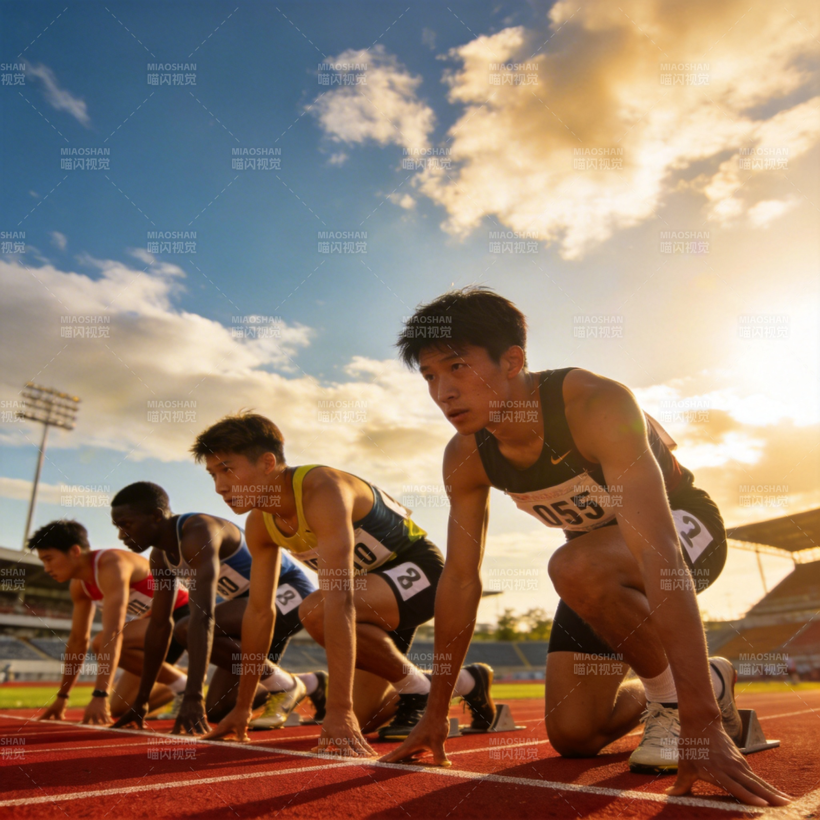 起跑线上的冲刺图片