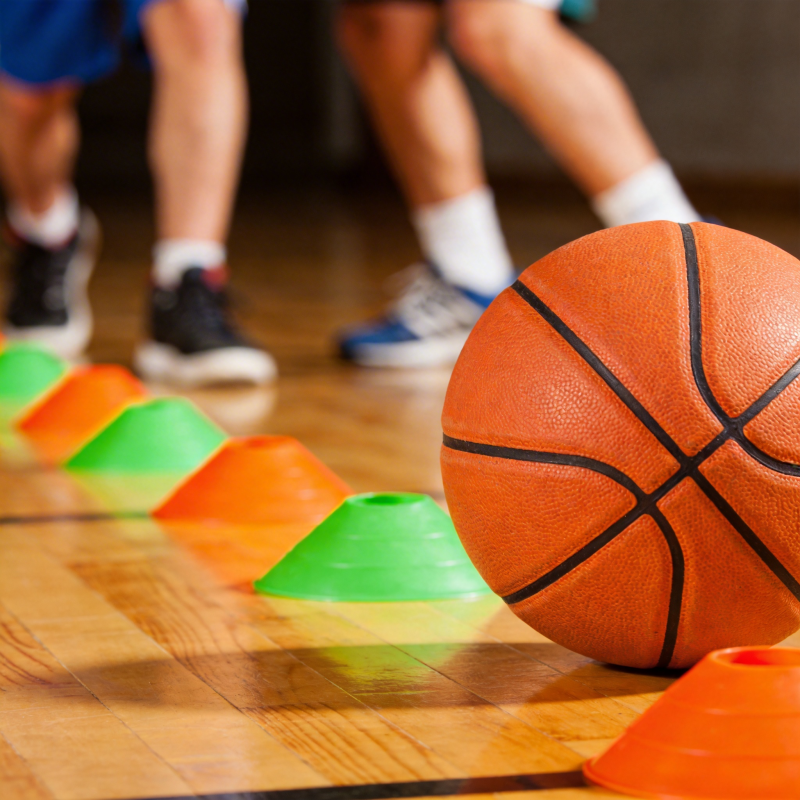 篮球训练现场图片