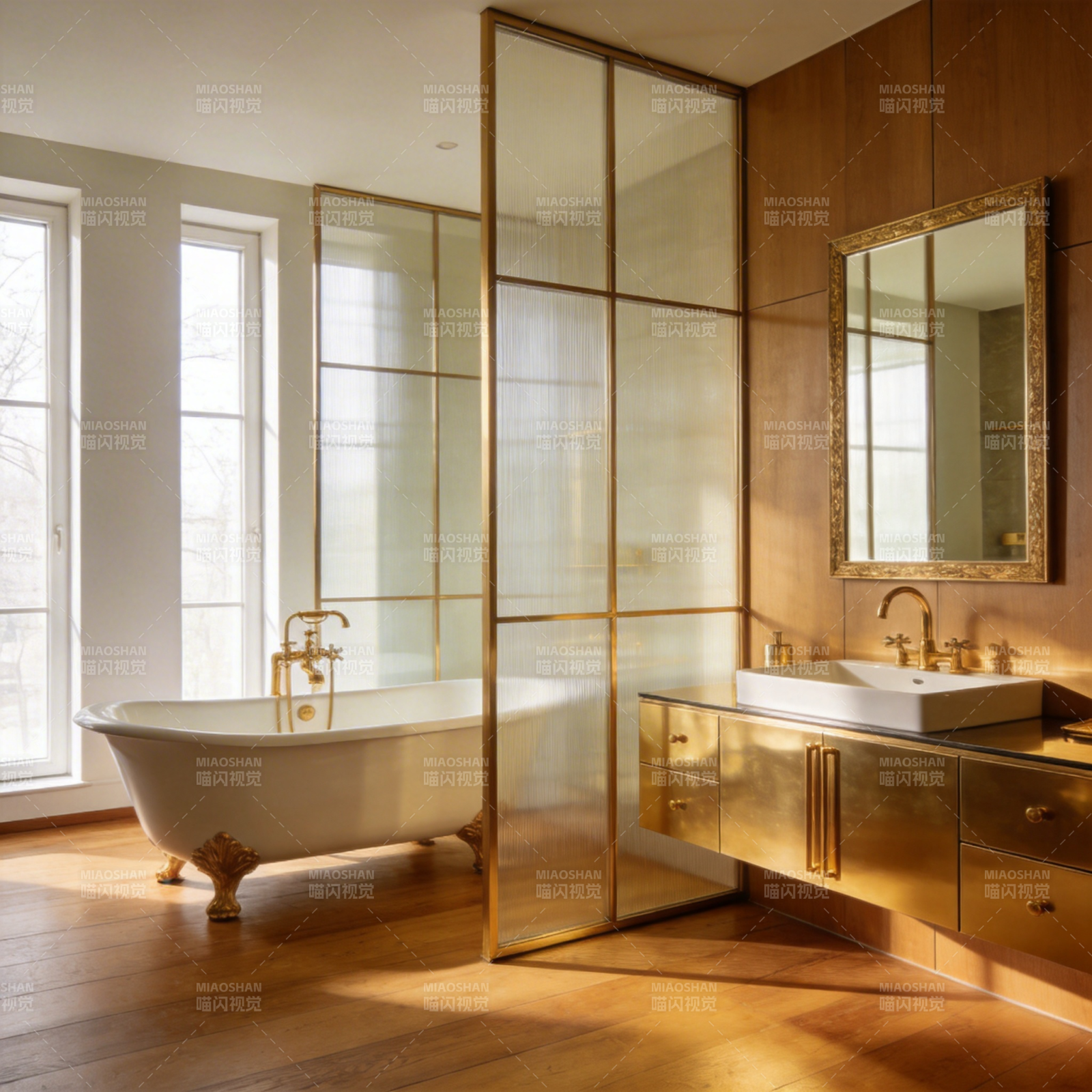 金色浴室 奢华典雅图片