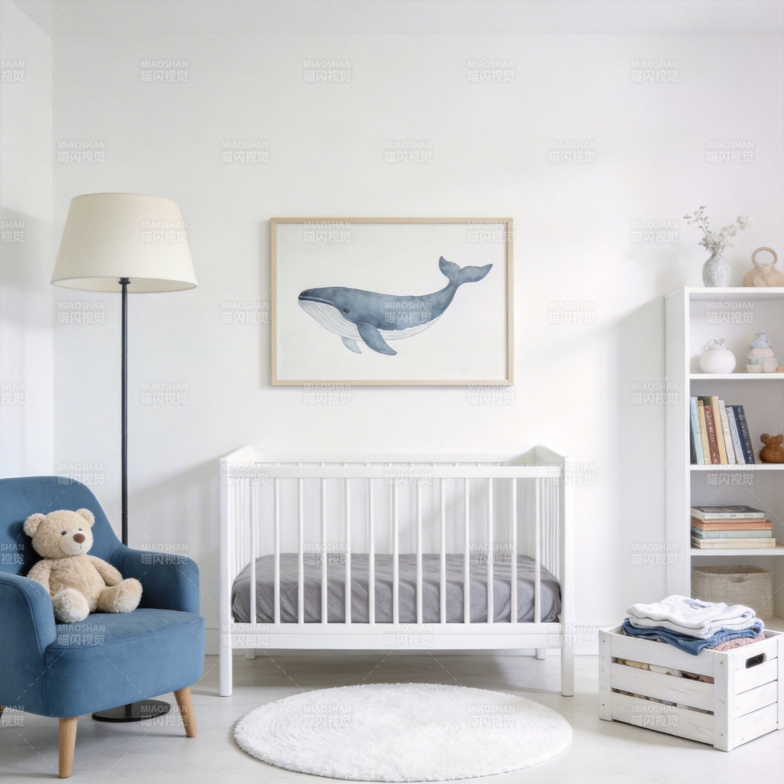 温馨婴儿房布置图片