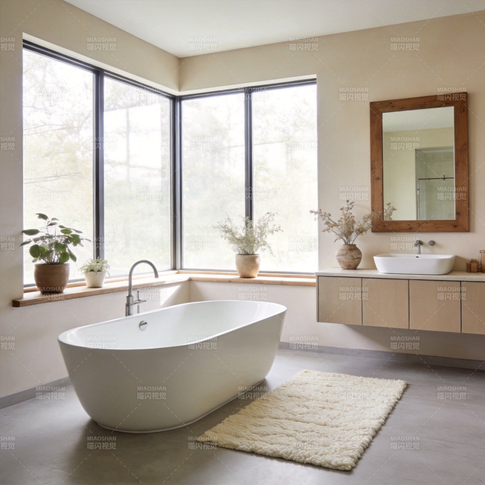 现代简约浴室图片