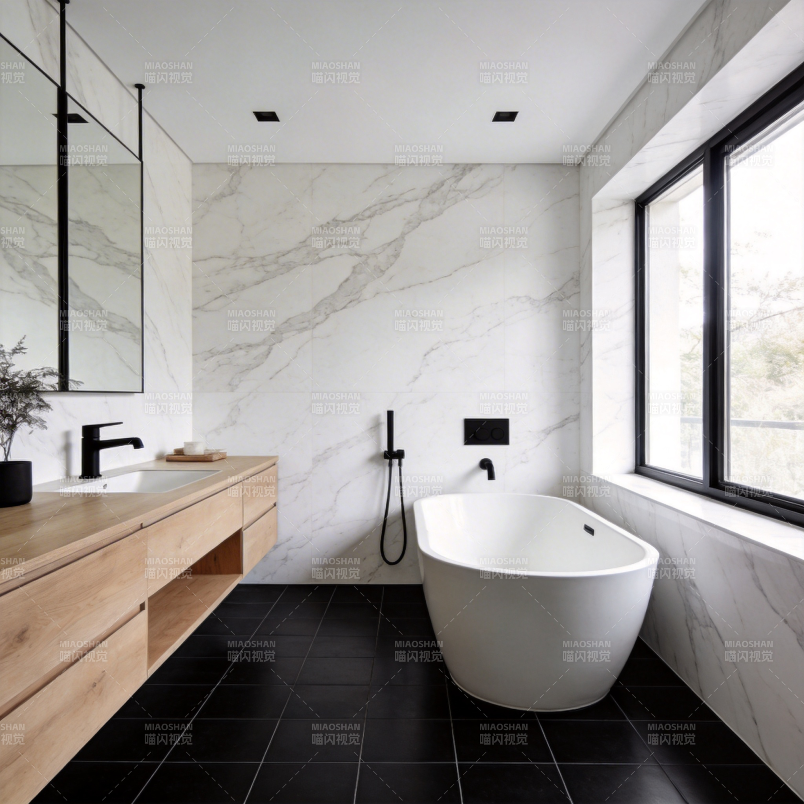 现代简约浴室设计图片