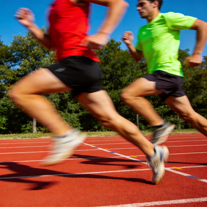 赛道上的速度对决图片