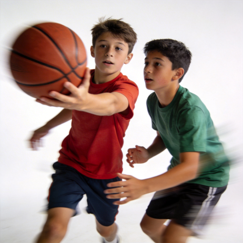 少年篮球对决图片