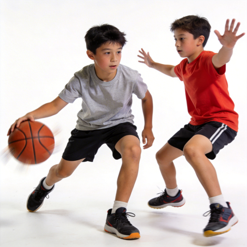 少年篮球对决图片