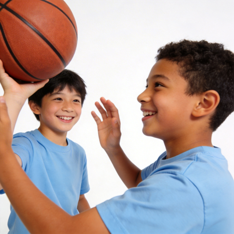 少年篮球乐图片