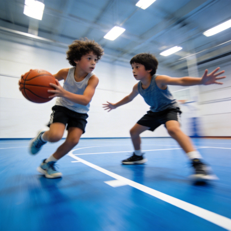 少年篮球对决图片