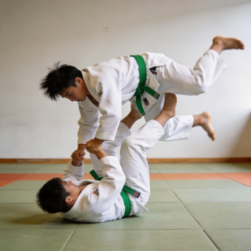 柔道对决瞬间图片