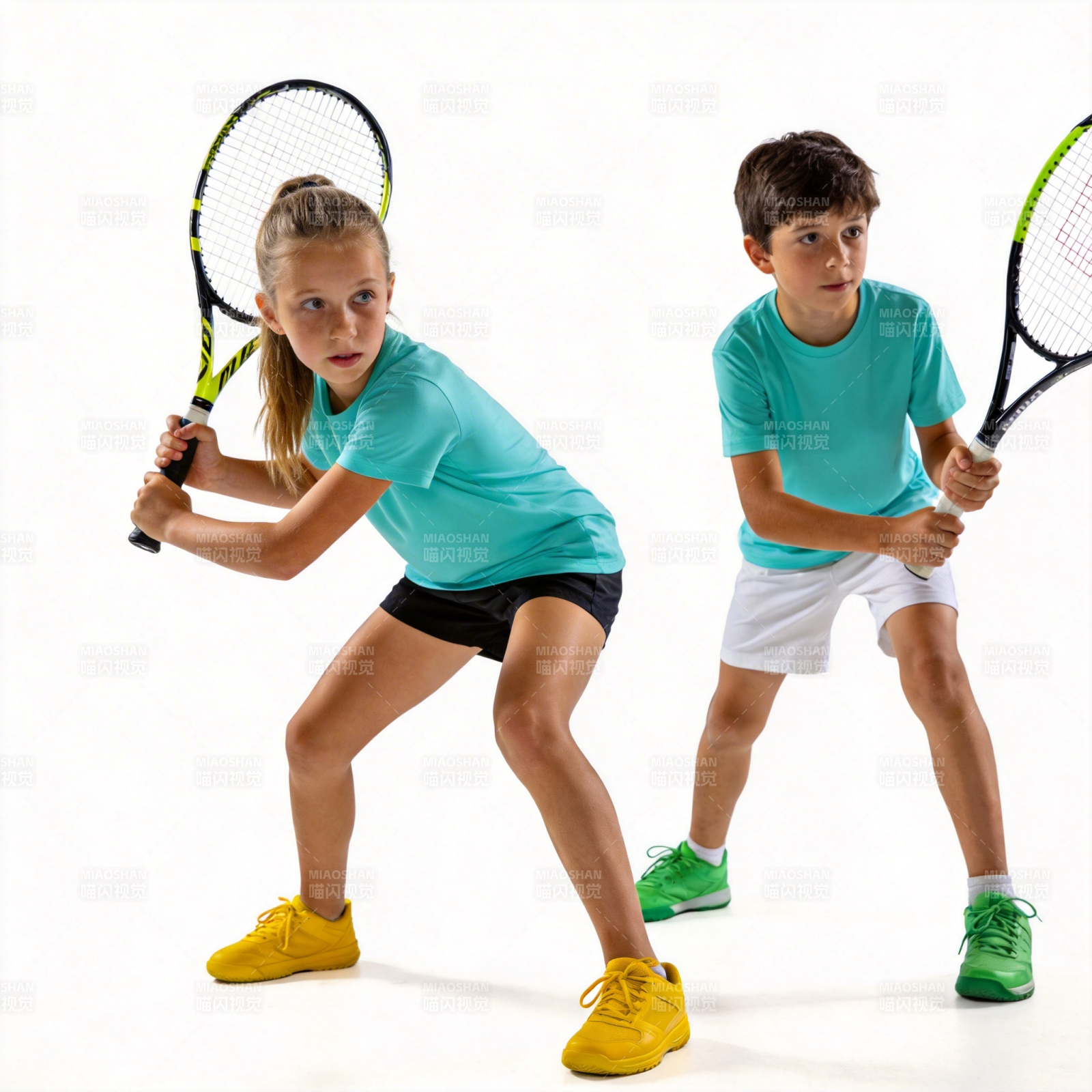儿童网球训练图片
