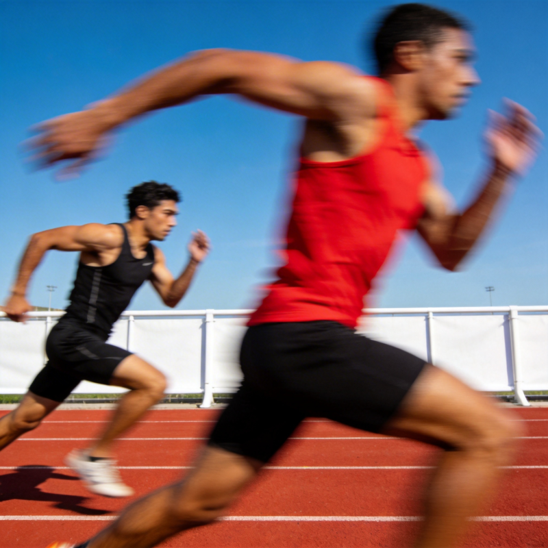 赛道上的速度对决图片