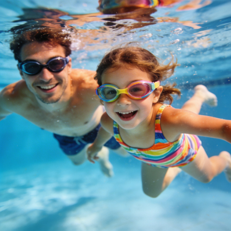 水下欢笑时光图片