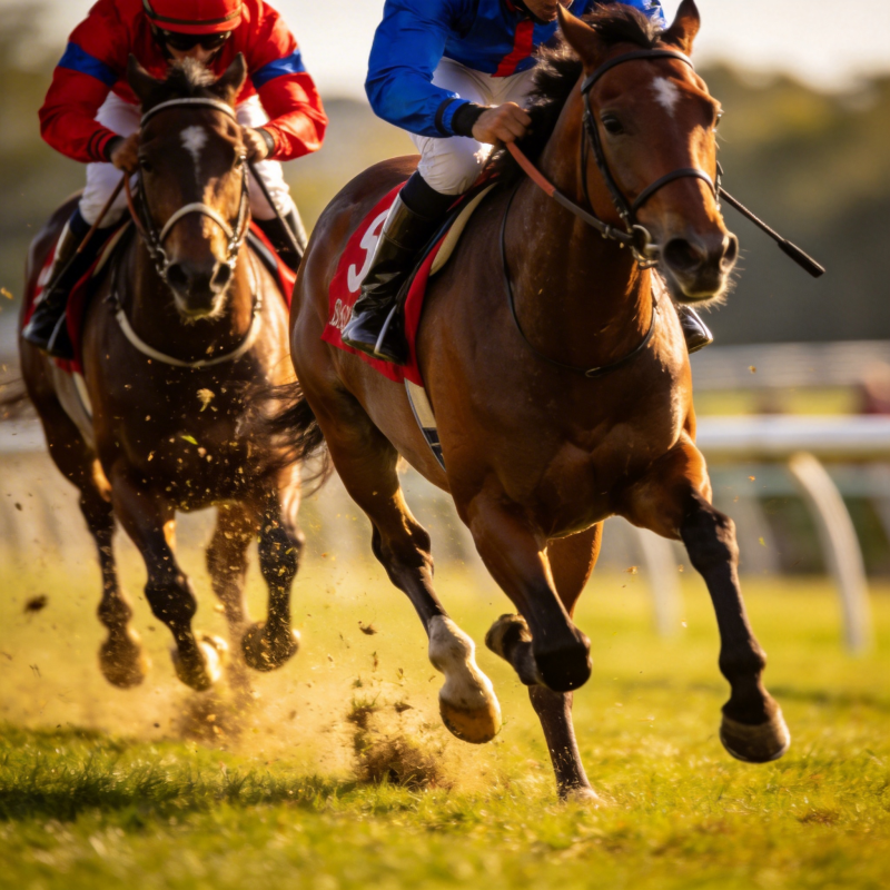 赛马飞驰瞬间图片