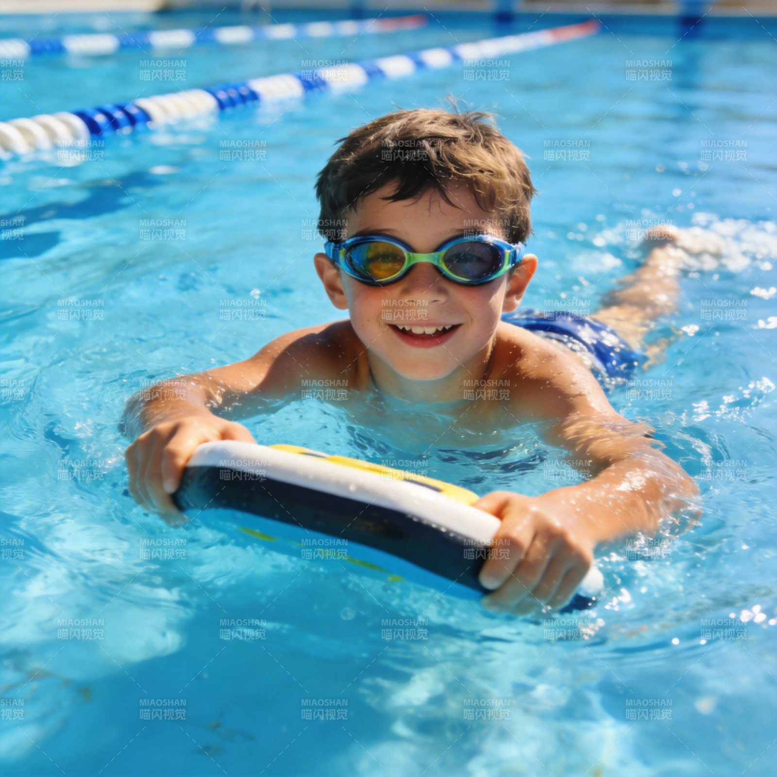 快乐游泳小达人图片