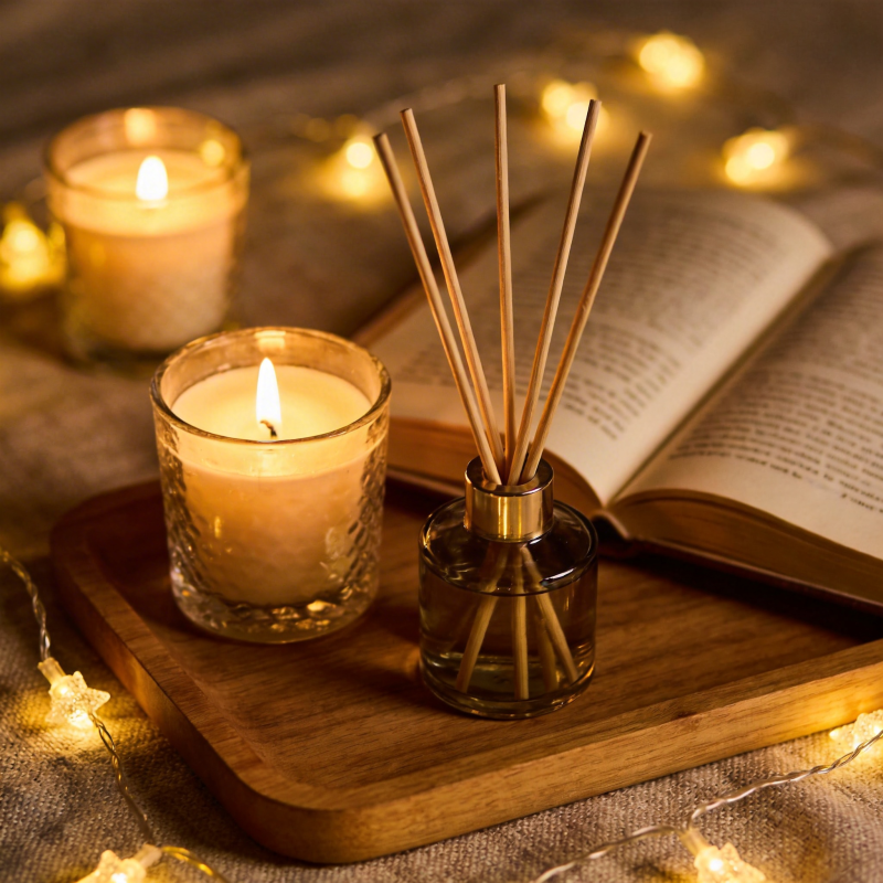 烛光书影香氛夜图片