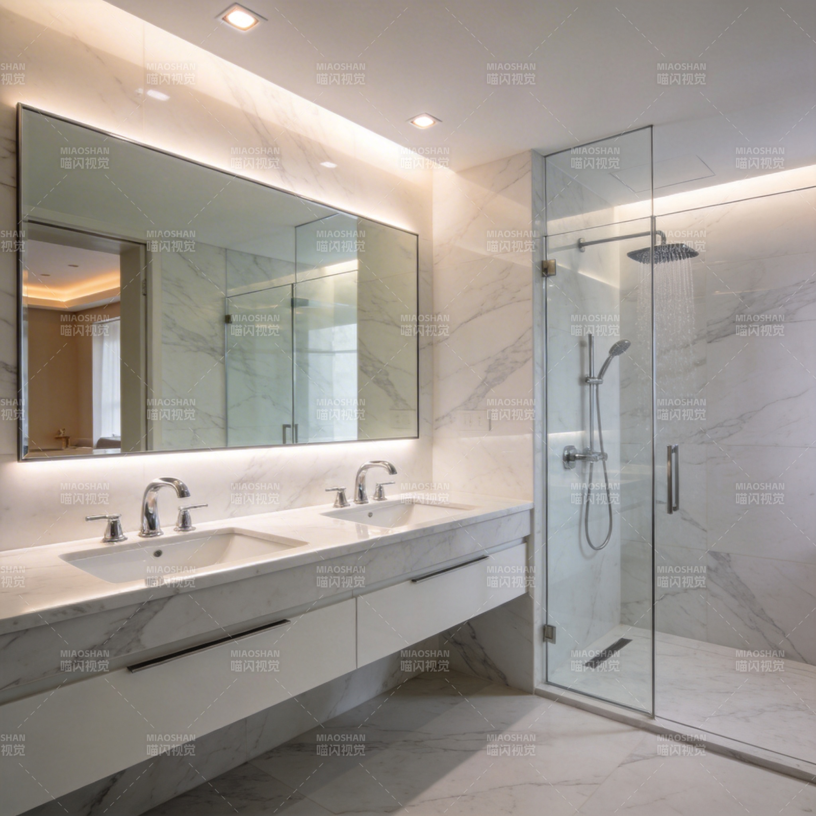 现代简约浴室设计图片